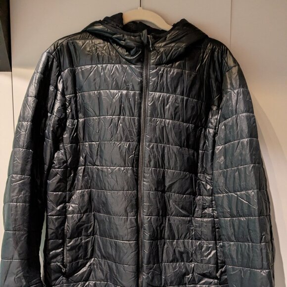 Kit and Ace Reversible Black Gray Puffer Jacket (M) - Picture 2 of 8